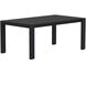 Lucerne 70 X 40 inch Sterling Black Outdoor Dining Table